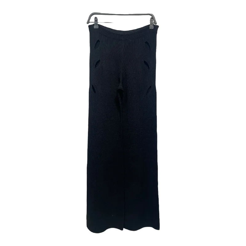 DION LEE/Wide Leg Pants/8/Polyester/BLK/HOSIERY SPLIT PANT