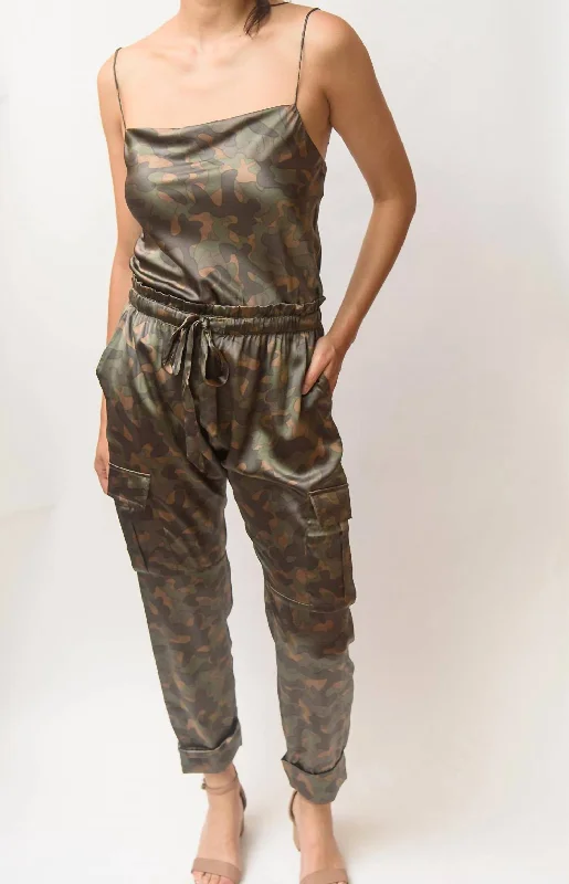 Carmen Cargo Pant In Camo